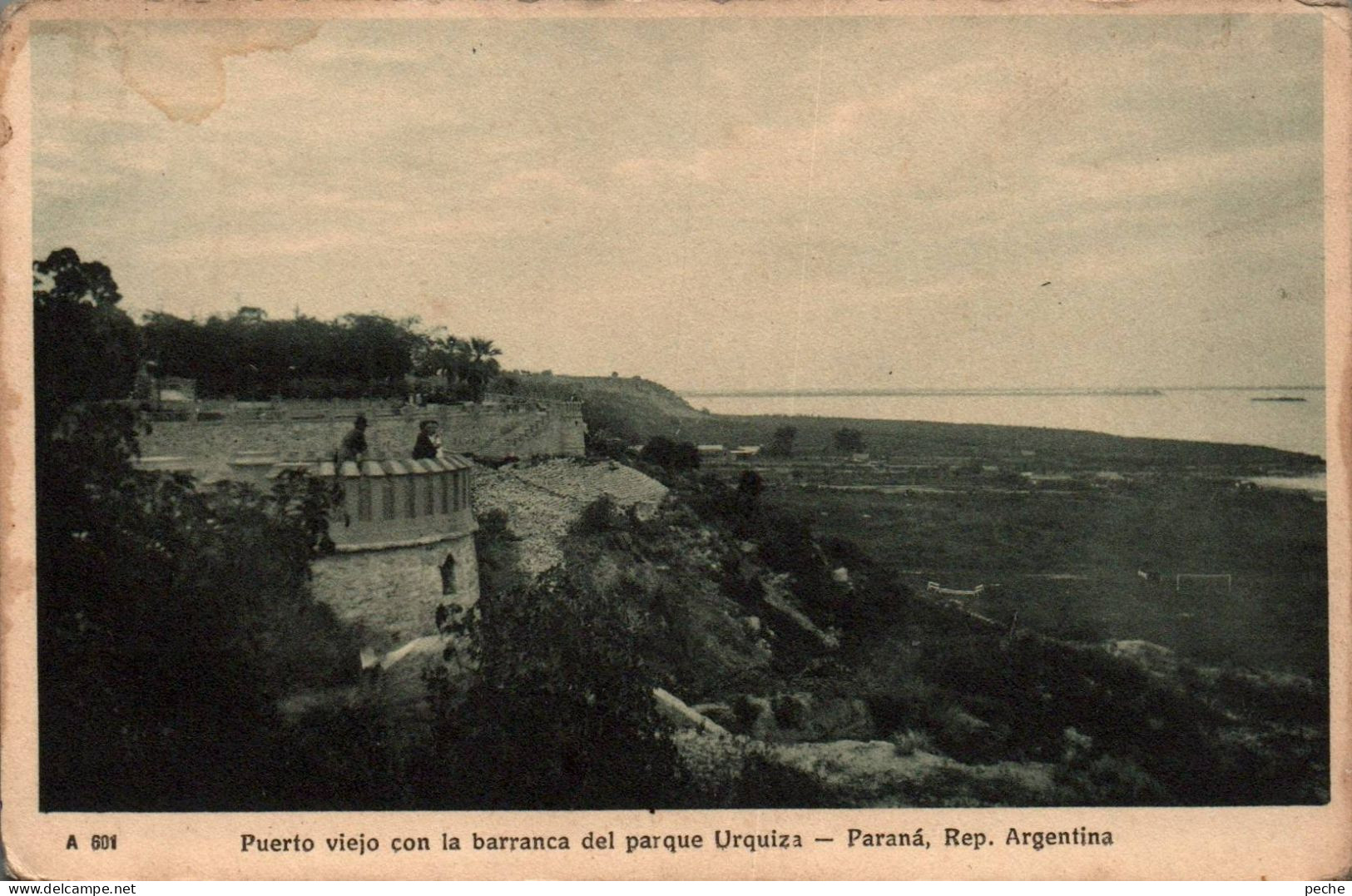 N° 2478 W -cpa Puerto Viejo Con La Baranca Del Parque Urquiza- - Argentine