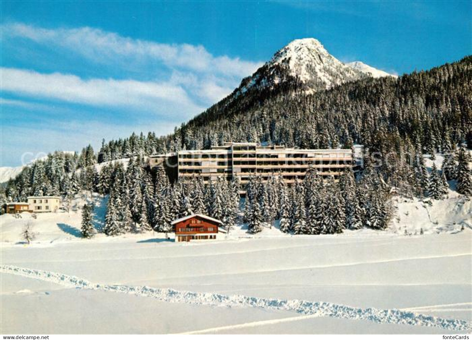 13168177 Davos Dorf GR Hochgebirgs Sanatorium Valbella Winter Davos Dorf GR - Andere & Zonder Classificatie