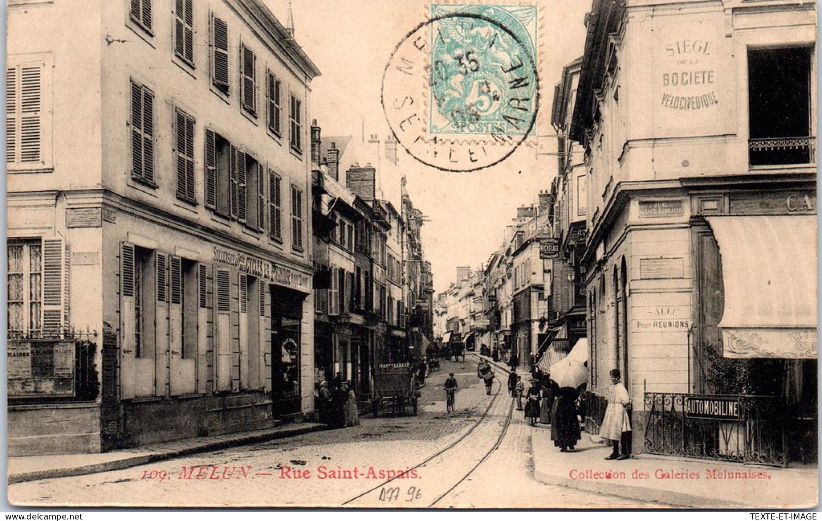 77 MELUN - La Rue Saint Asprais  - Melun