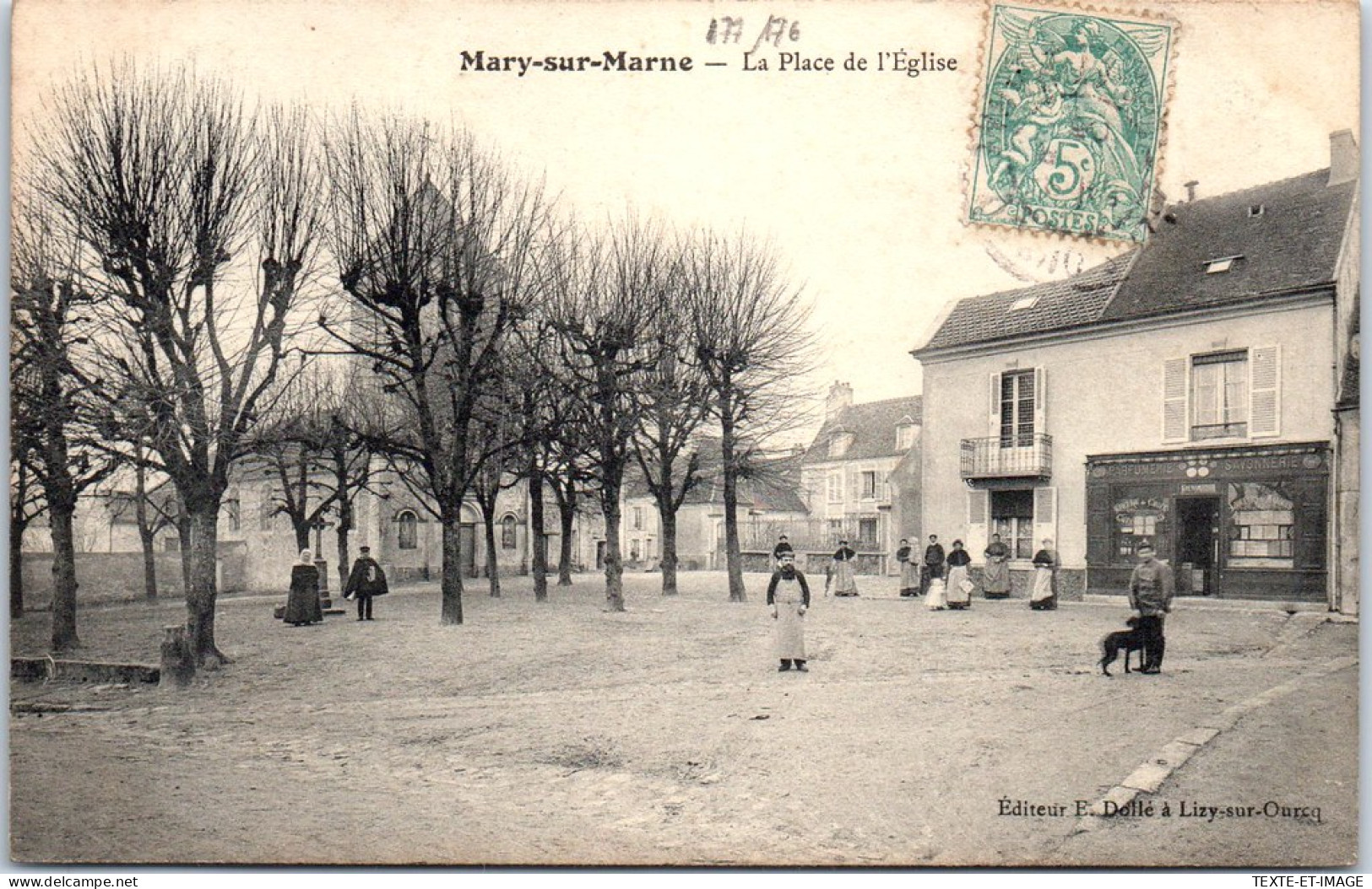 77 MARY SUR MARNE - La Place De L'eglise -  - Autres & Non Classés