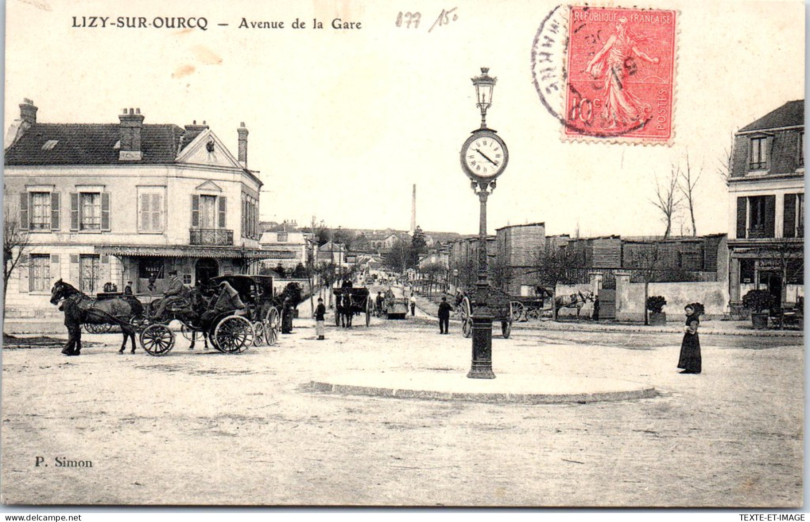 77 LIZY SUR OURCQ - L'avenue De La Gare  - Lizy Sur Ourcq