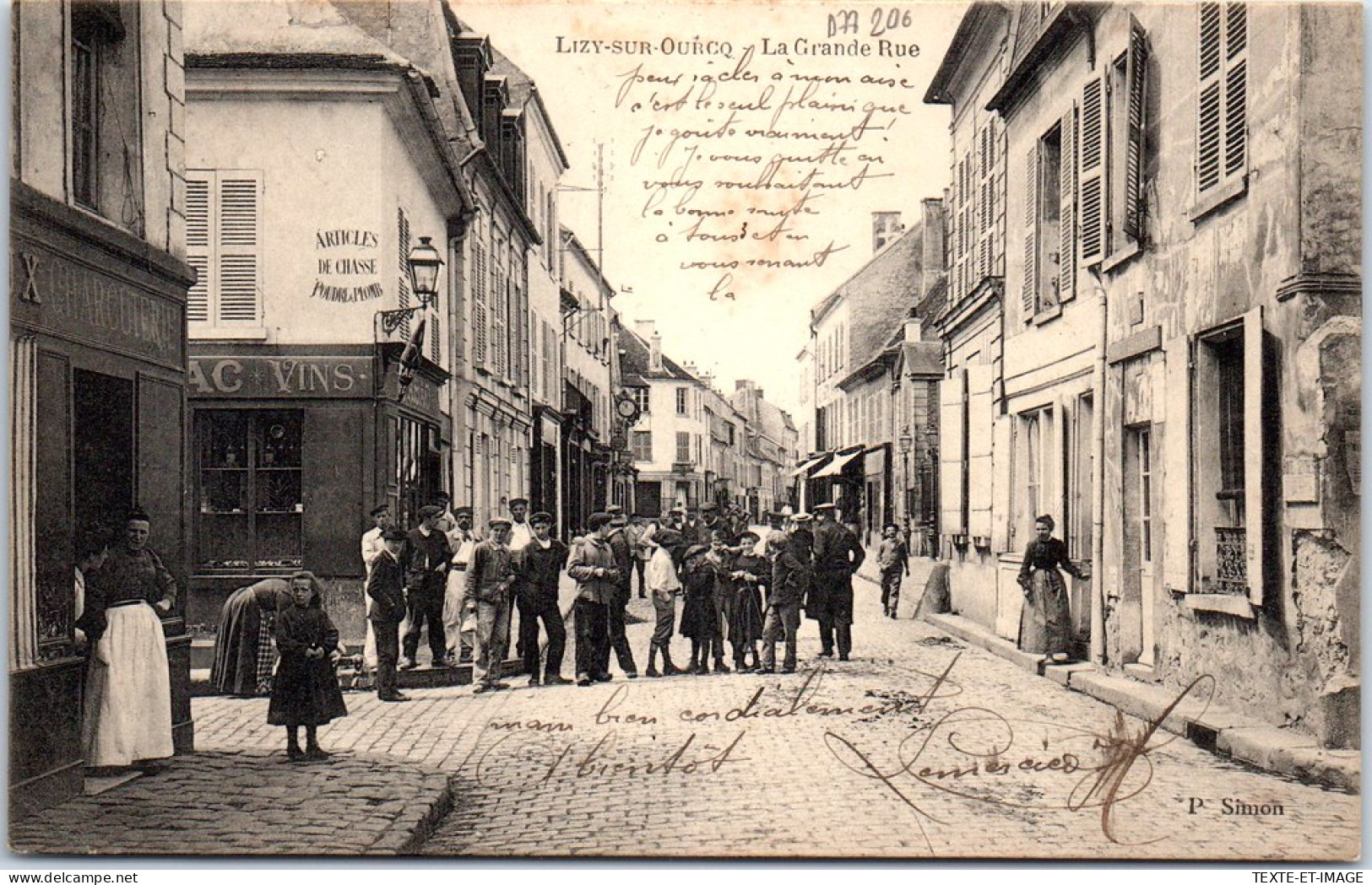 77 LIZY SUR OURCQ - La Grande Rue , Vue Partielle  - Lizy Sur Ourcq