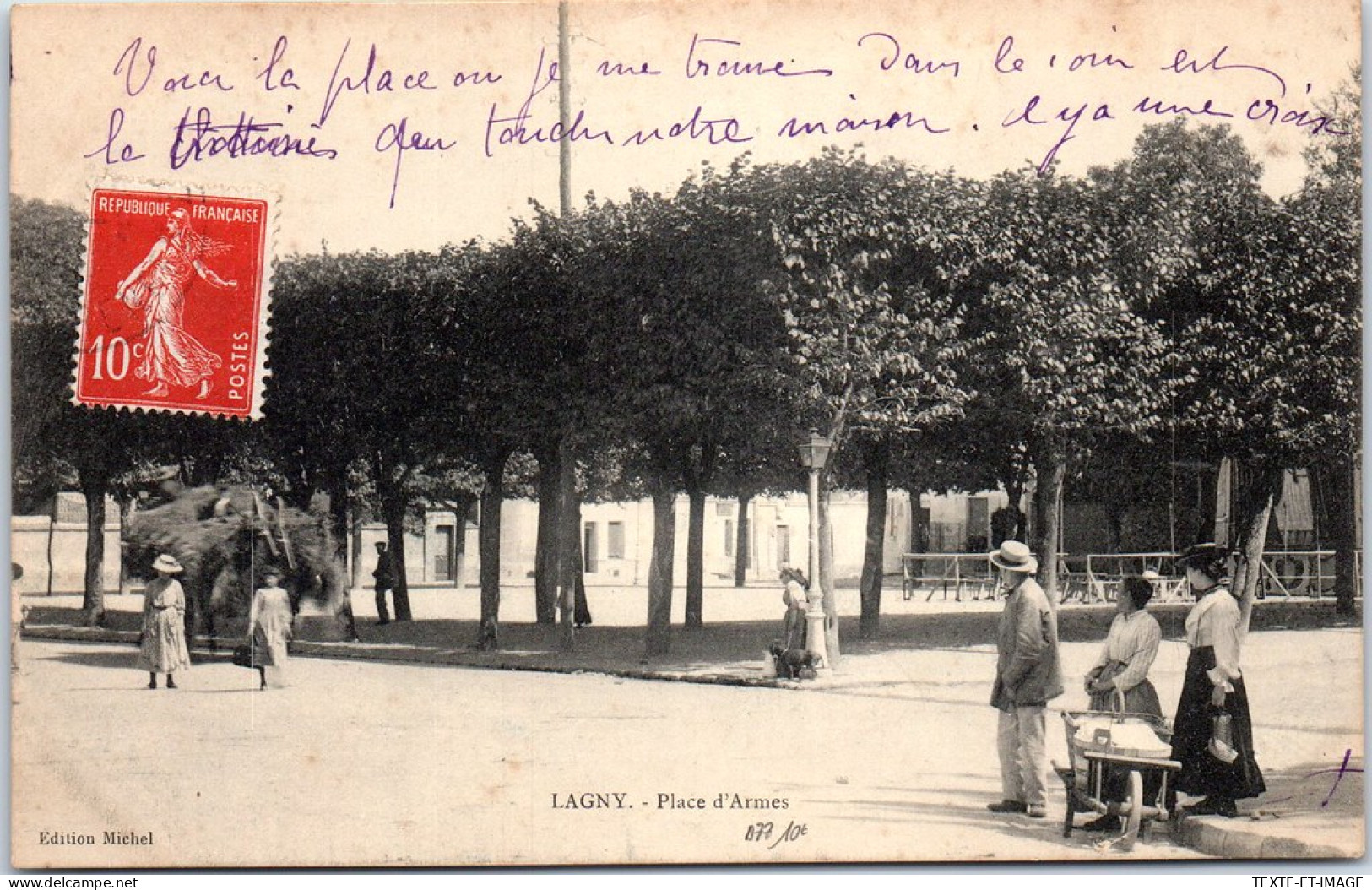 77 LAGNY - Place D'armes  - Lagny Sur Marne