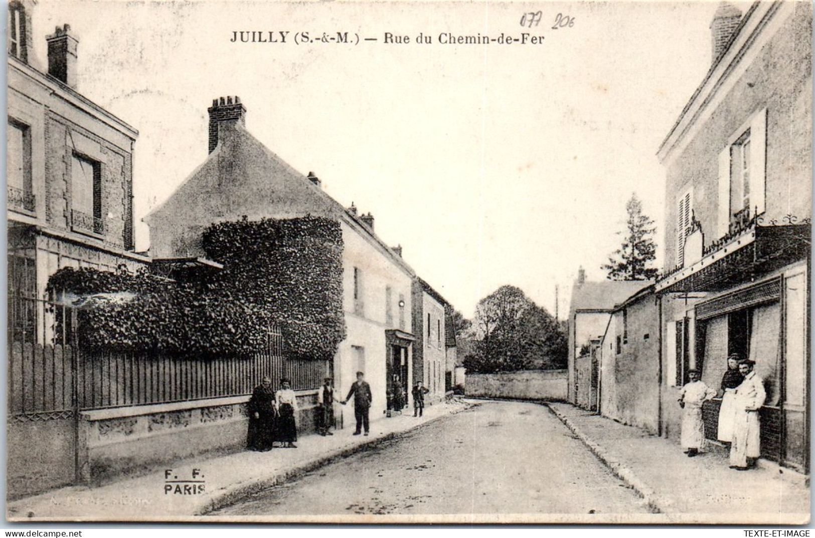 77 JUILLY - La Rue Du Chemin De Fer -  - Autres & Non Classés