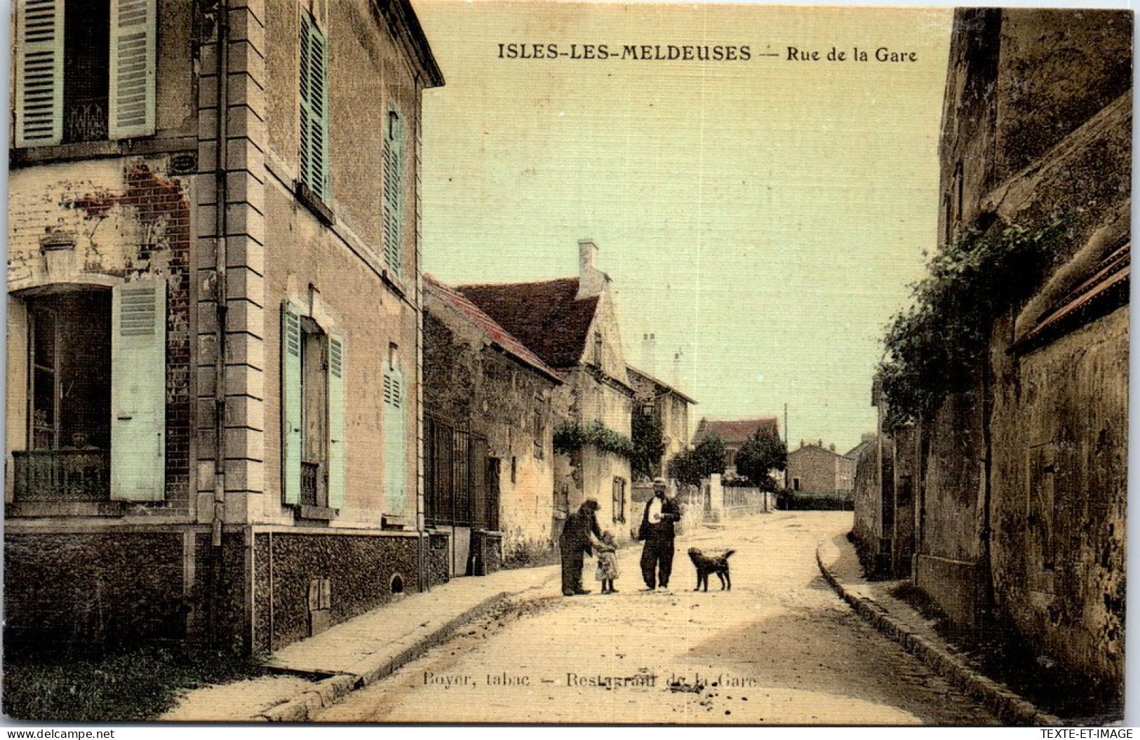 77 ISLES LES MELDEUSES - Rue De La Gare  - Altri & Non Classificati