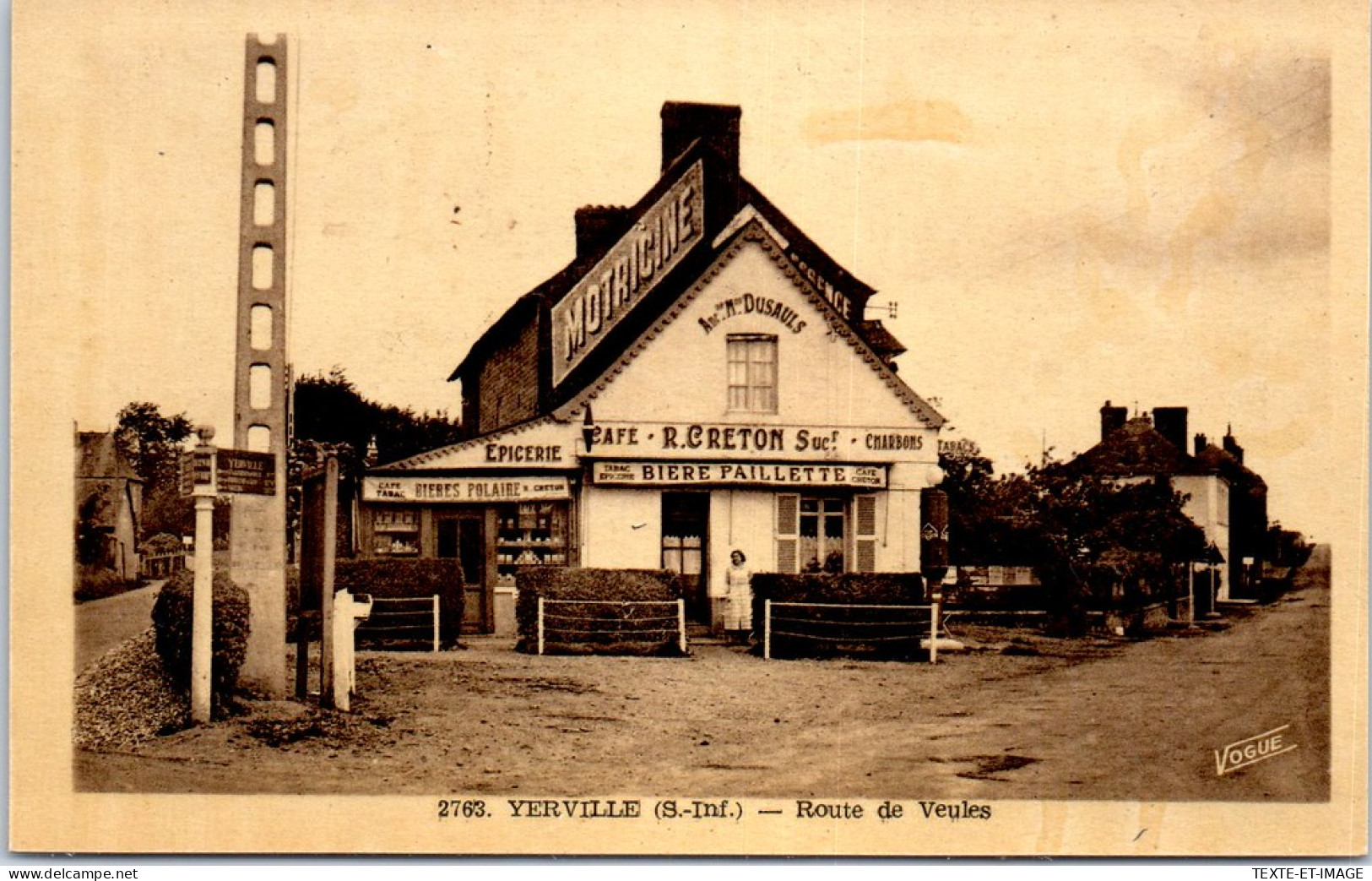 76 YERVILLE - La Route De Veules -  - Autres & Non Classés