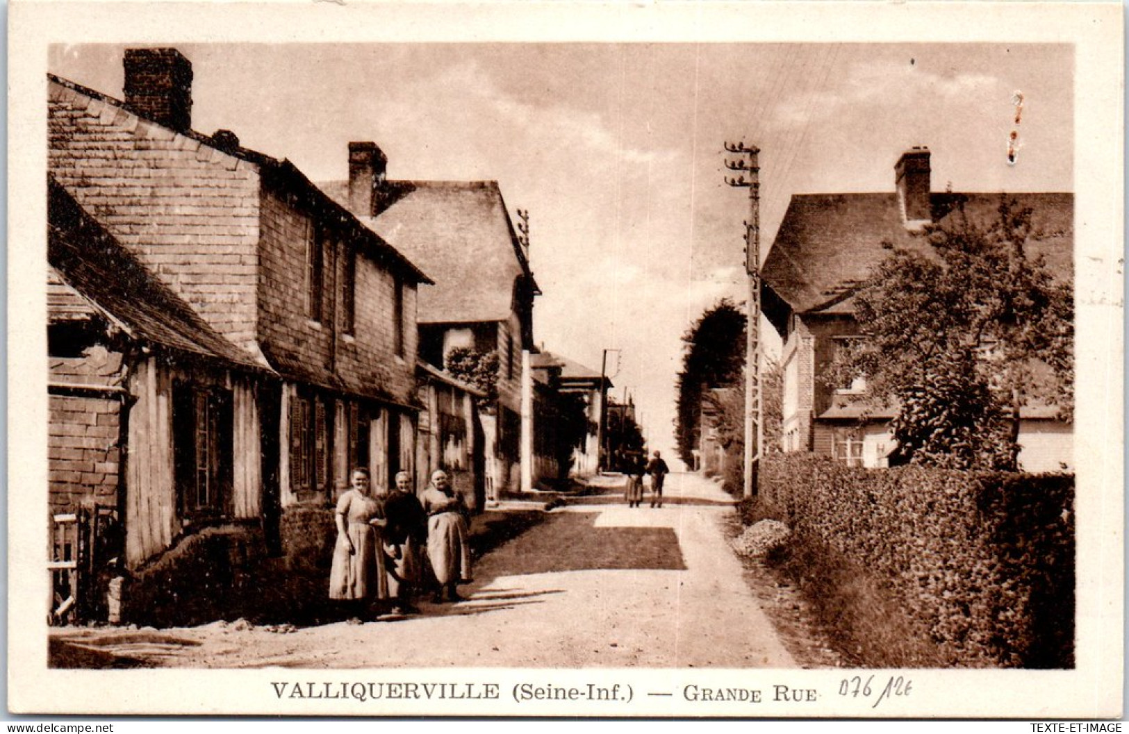 76 VALLIQUERVILLE - La Grande Rue -  - Altri & Non Classificati