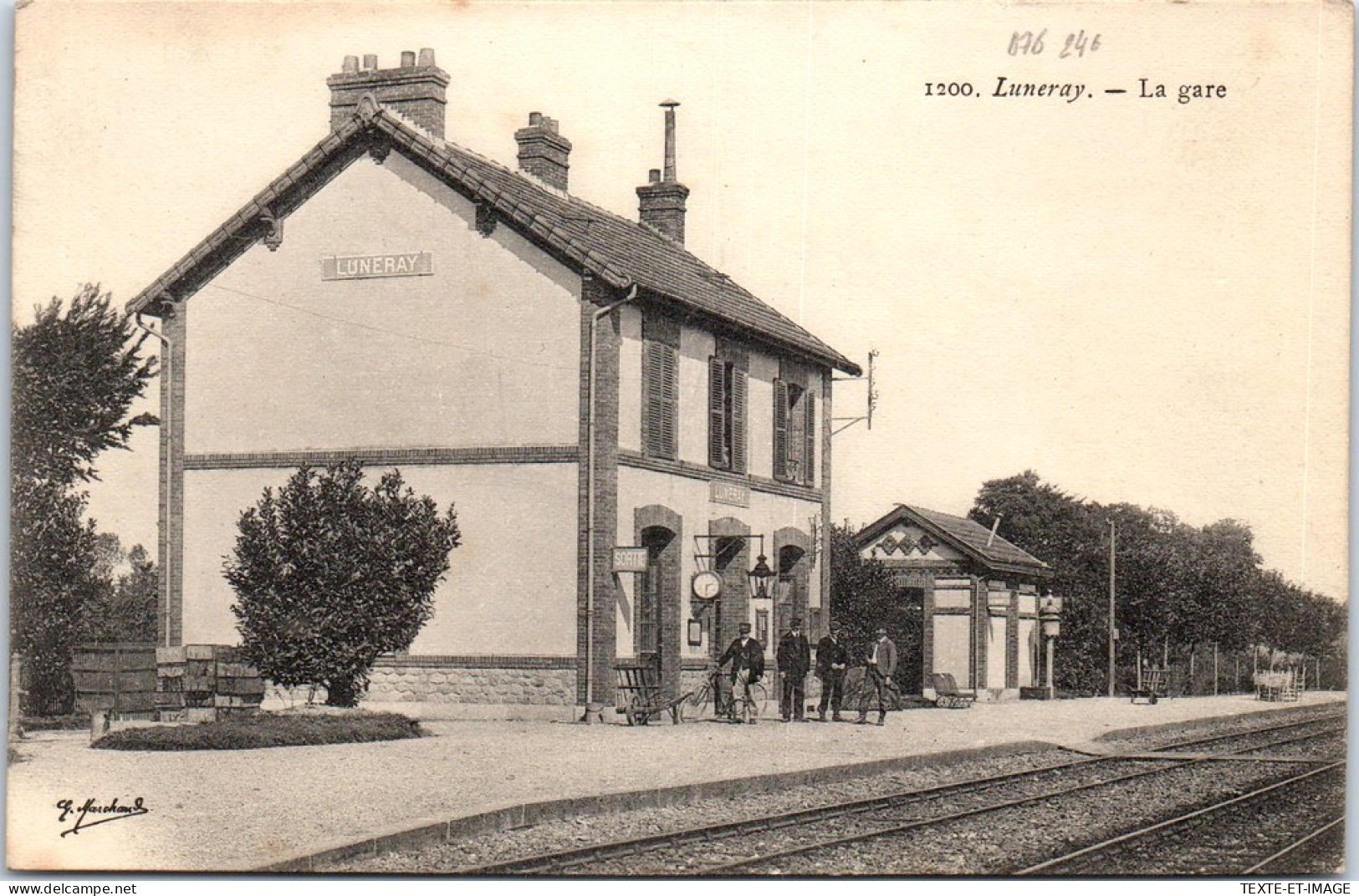 76 LUNERAY - Vue De La Gare -  - Autres & Non Classés