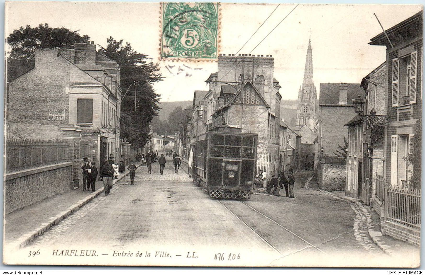 76 HARFLEUR - Entree De La Ville -  - Harfleur