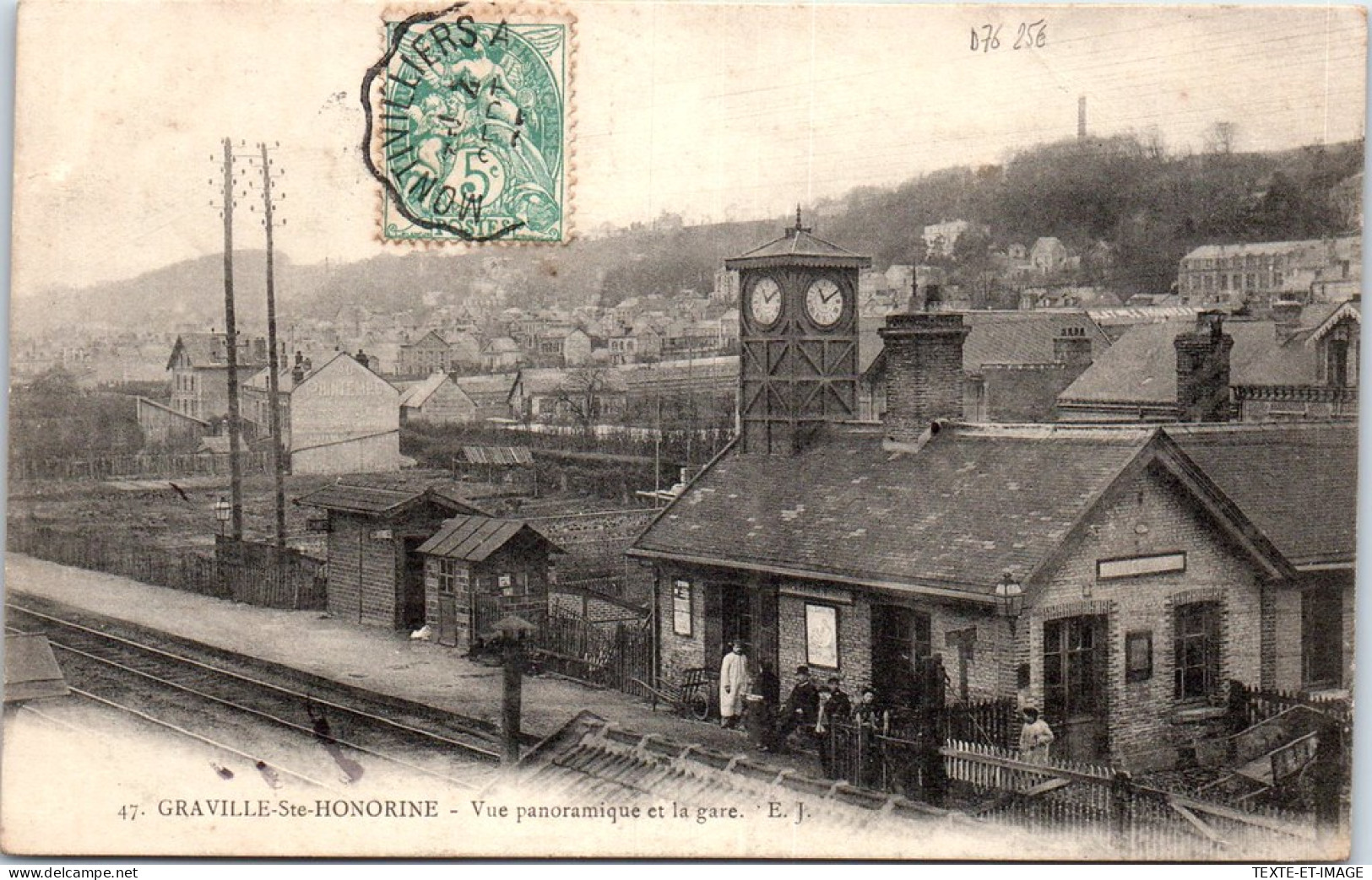 76 GRAVILLE SAINTE HONORINE - Vue Panoramique De La Gare  - Other & Unclassified