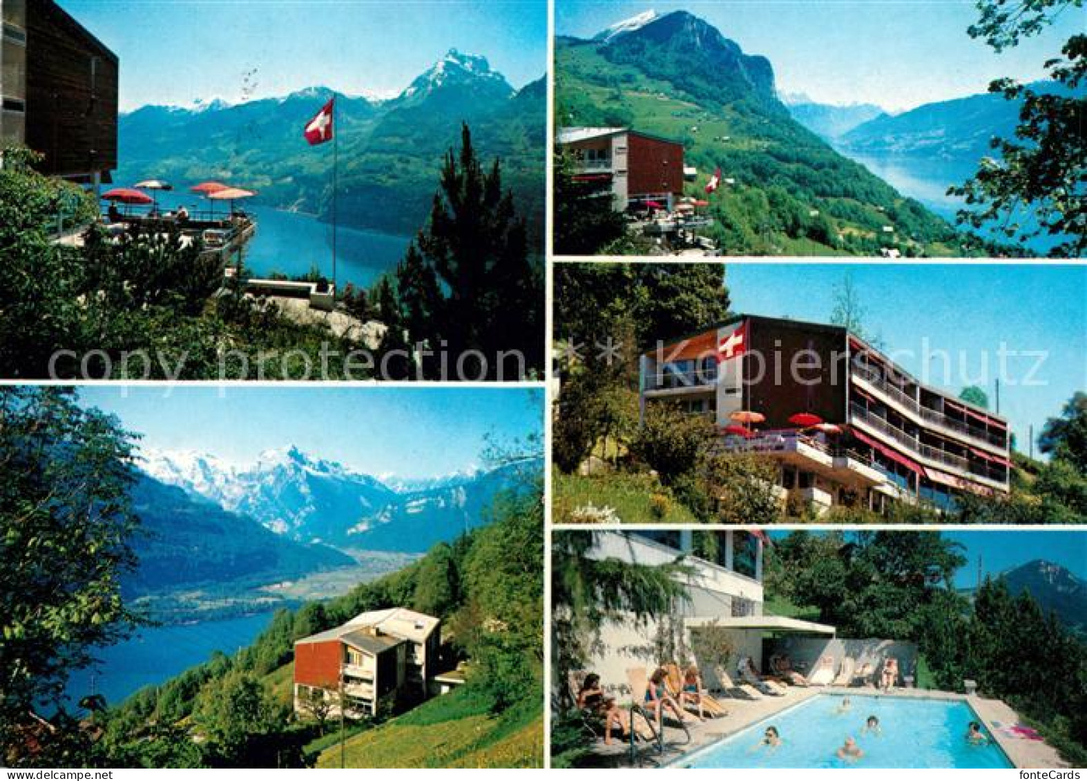 13164109 Amden SG Hotel Kurhaus Bellevue Amden Pool Betlis - Andere & Zonder Classificatie