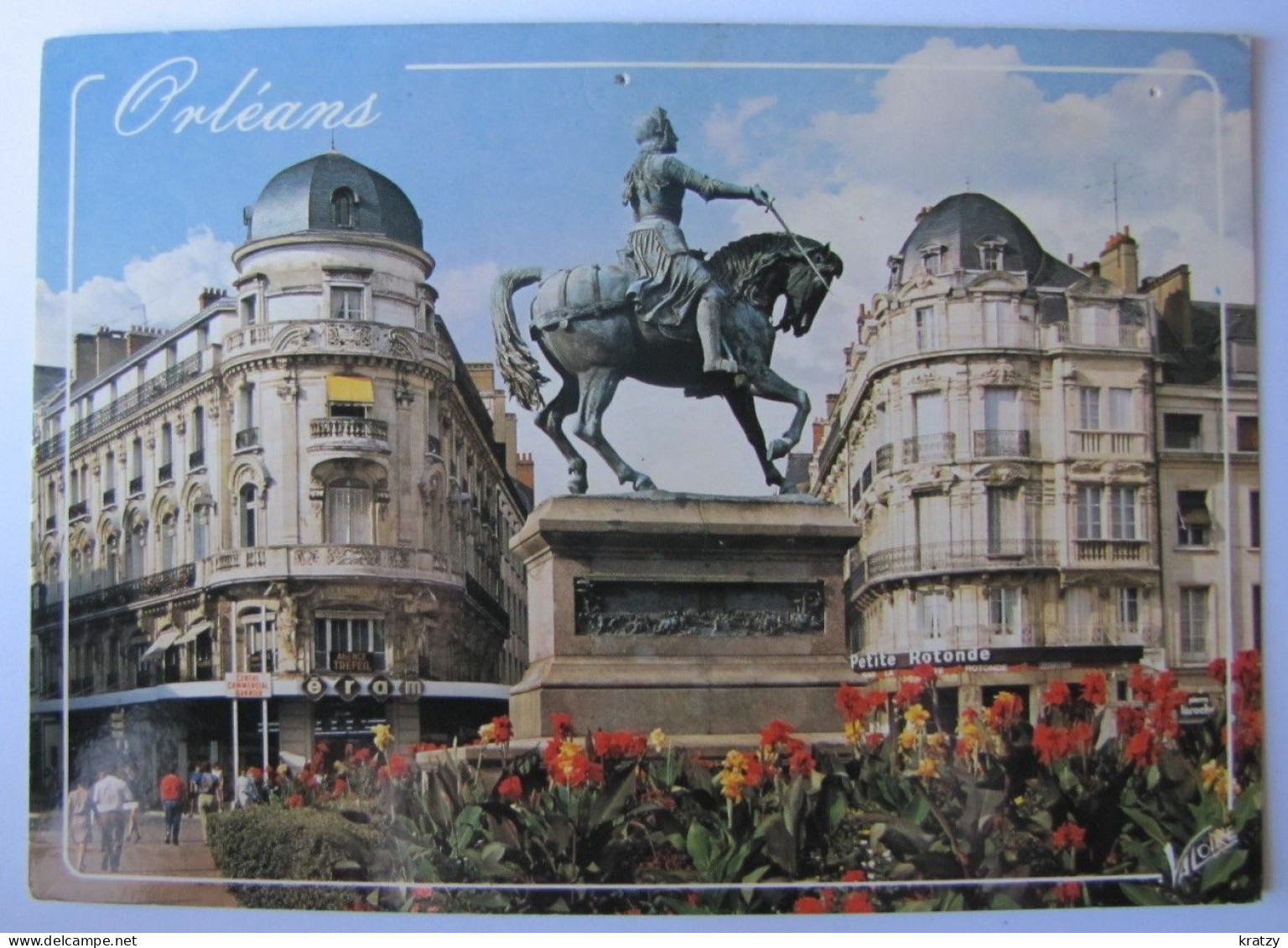 FRANCE - LOIRET - ORLEANS - La Place Du Martroi - La Statue De Jeanne D'Arc - Orleans