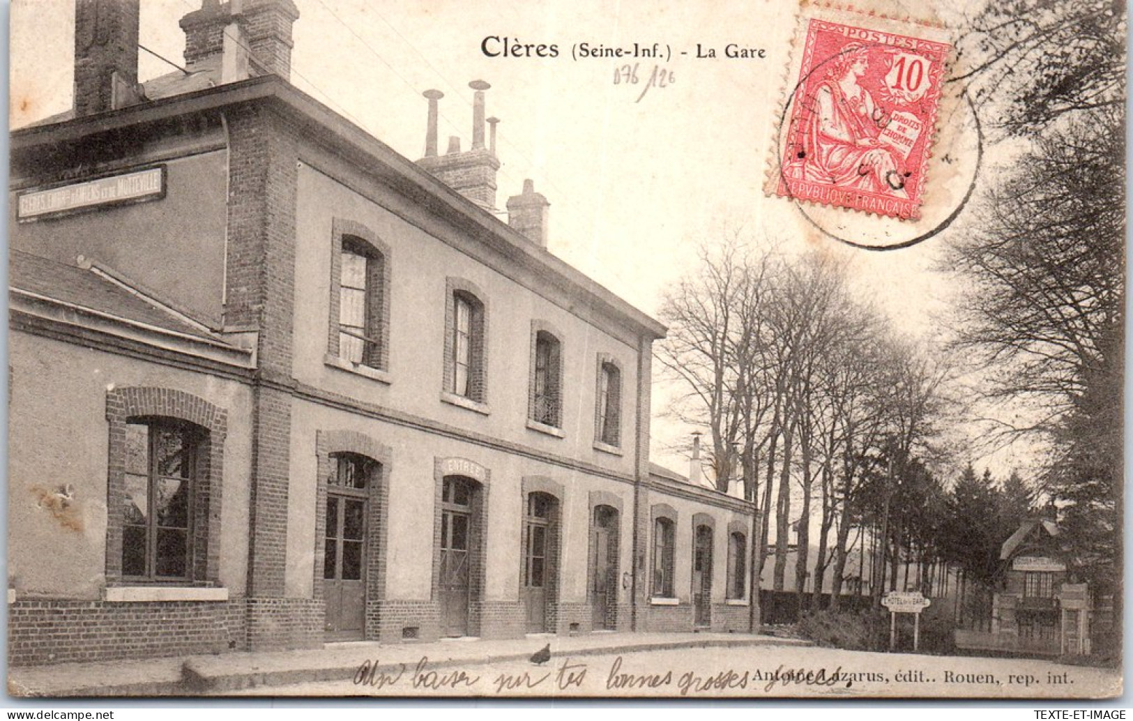 76 CLERES - La Gare -  - Other & Unclassified