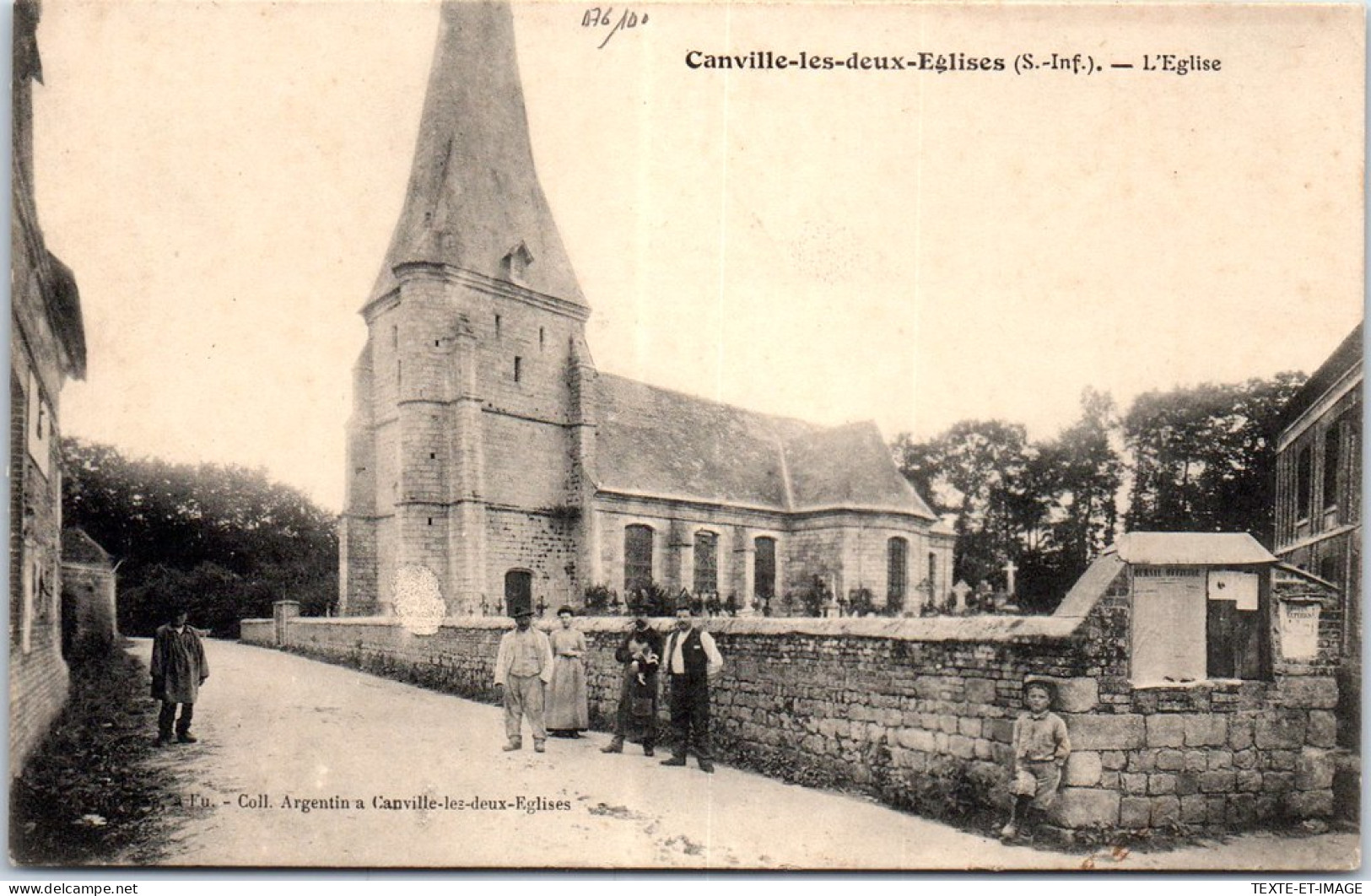 76 CANVILLE LES DEUX EGLISES - L'eglise -  - Andere & Zonder Classificatie