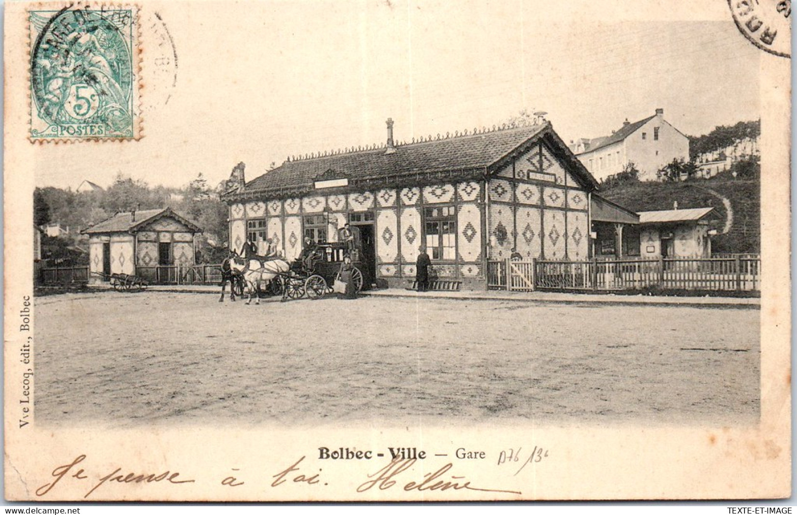 76 BOLBEC - La Gare -  - Bolbec