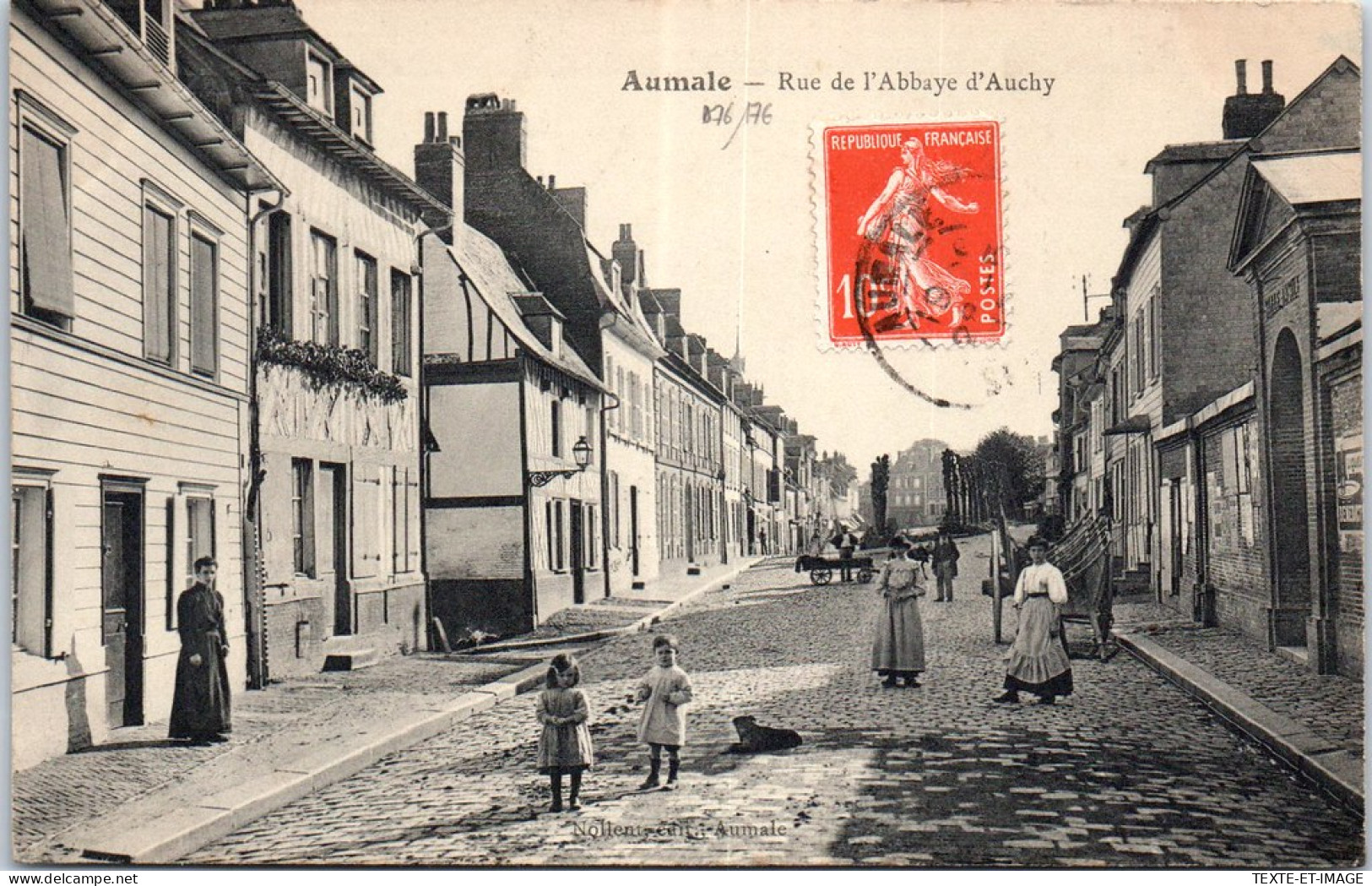 76 AUMALE - La Rue De L'abbaye D'auchy -  - Aumale