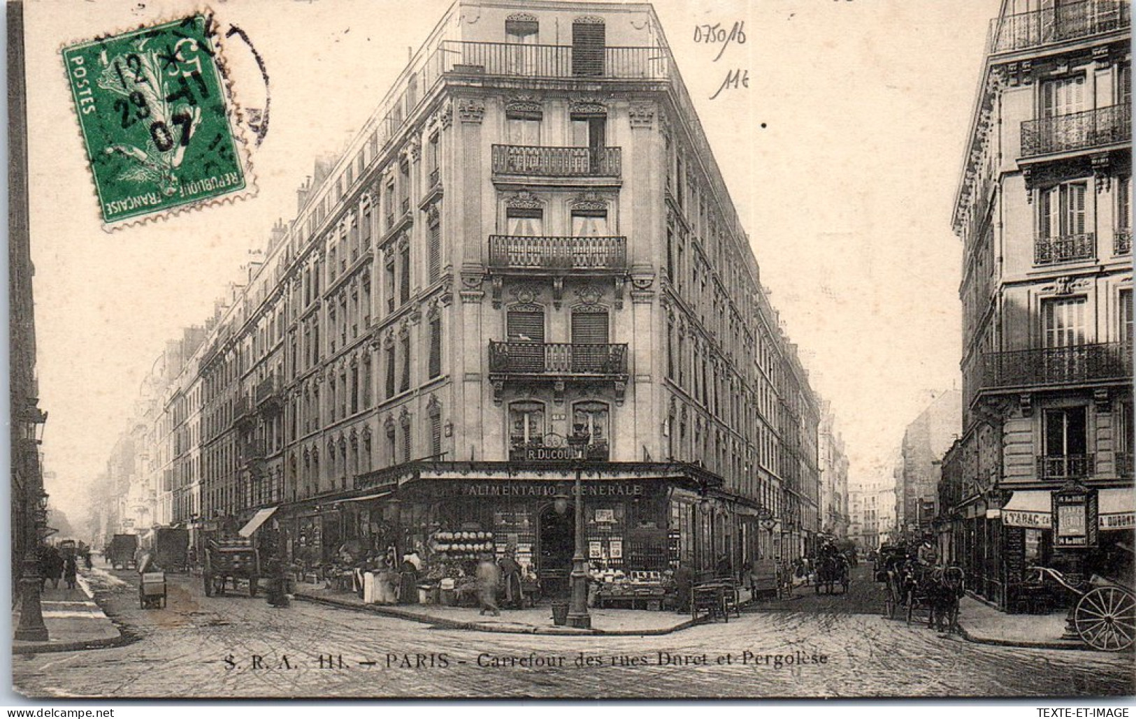 75016 PARIS - Carrefour Des Rues Duret Et Pergolese - Arrondissement: 16