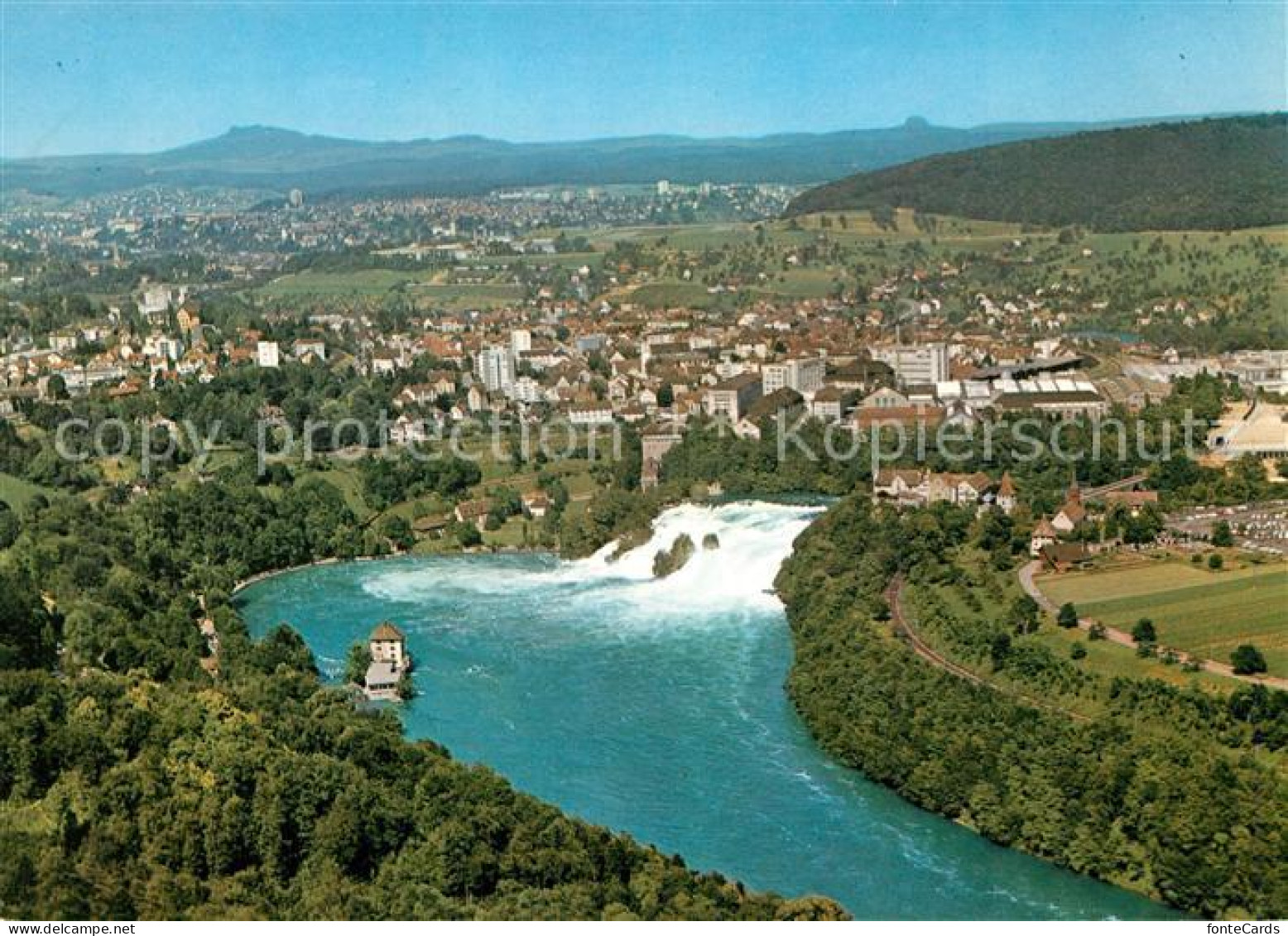 13163457 Neuhausen Rheinfall Fliegeraufnahme Schaffhausen - Altri & Non Classificati