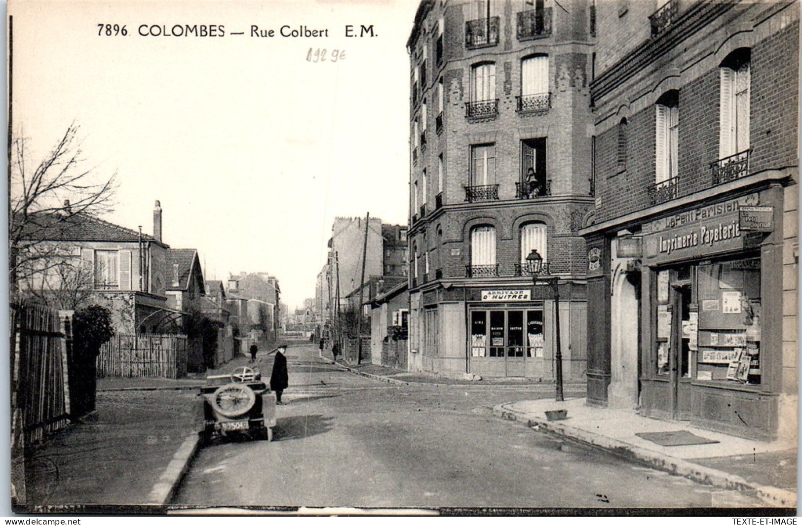 92 COLOMBES - La Rue Colbert. - Colombes