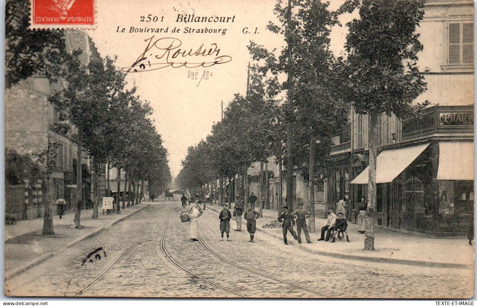 92 BILLANCOURT - Le Boulevard De Strasbourg.  - Boulogne Billancourt