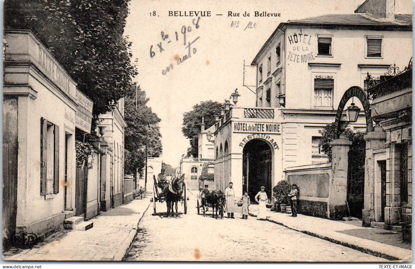 92 BELLEVUE - La Rue De Bellevue. - Sonstige & Ohne Zuordnung