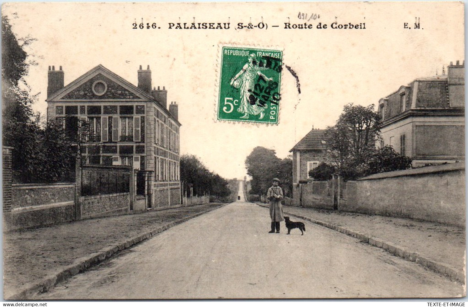 91 PALAISEAU - La Route De Corbeil.  - Palaiseau