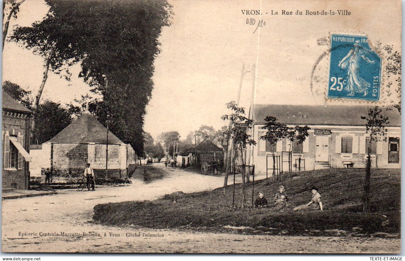 80 VRON - La Rue Du Bout De La Ville - - Autres & Non Classés