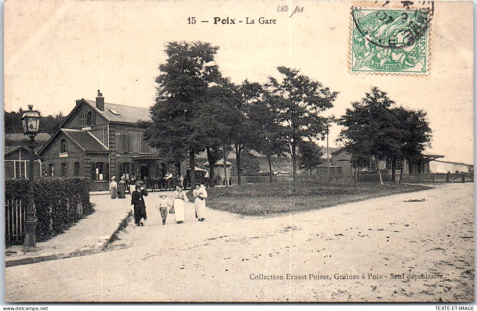 80 POIX - La Gare -  - Poix-de-Picardie