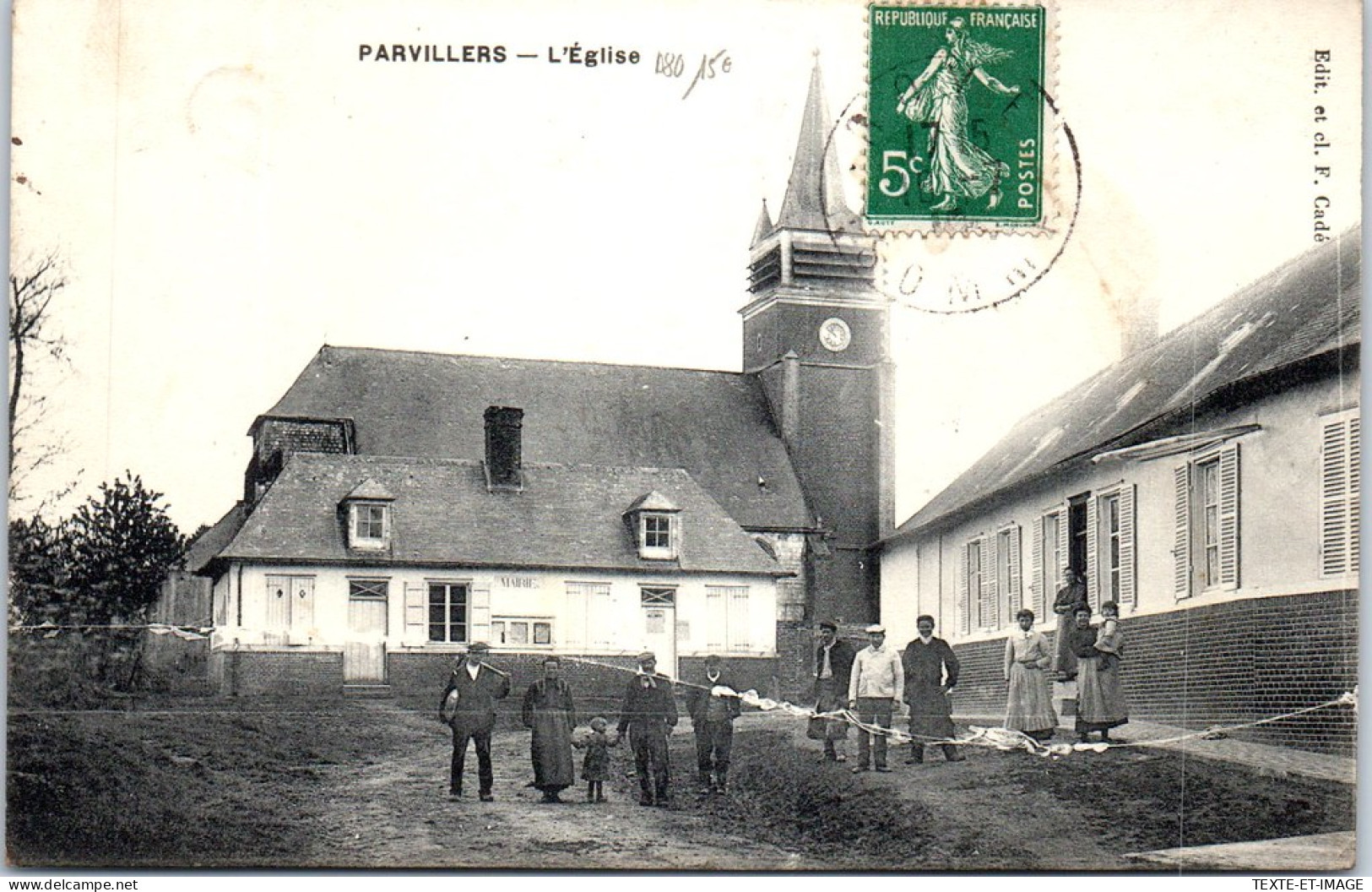 80 PARVILLERS - L'eglise -  - Other & Unclassified