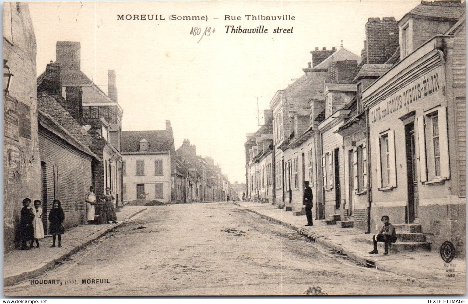 80 MOREUIL - La Rue Thibauville -  - Moreuil