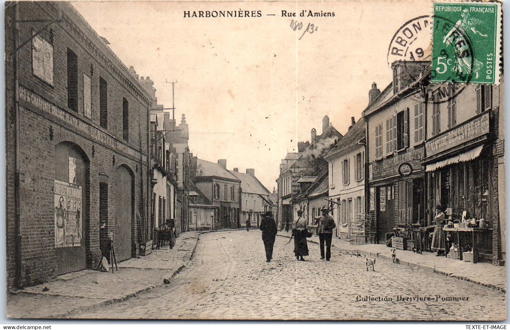 80 HARBONNIERES - La Rue D'amiens -  - Sonstige & Ohne Zuordnung