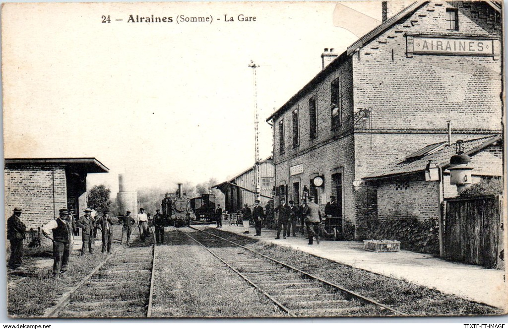 80 AIRAINES - La Gare -  - Other & Unclassified