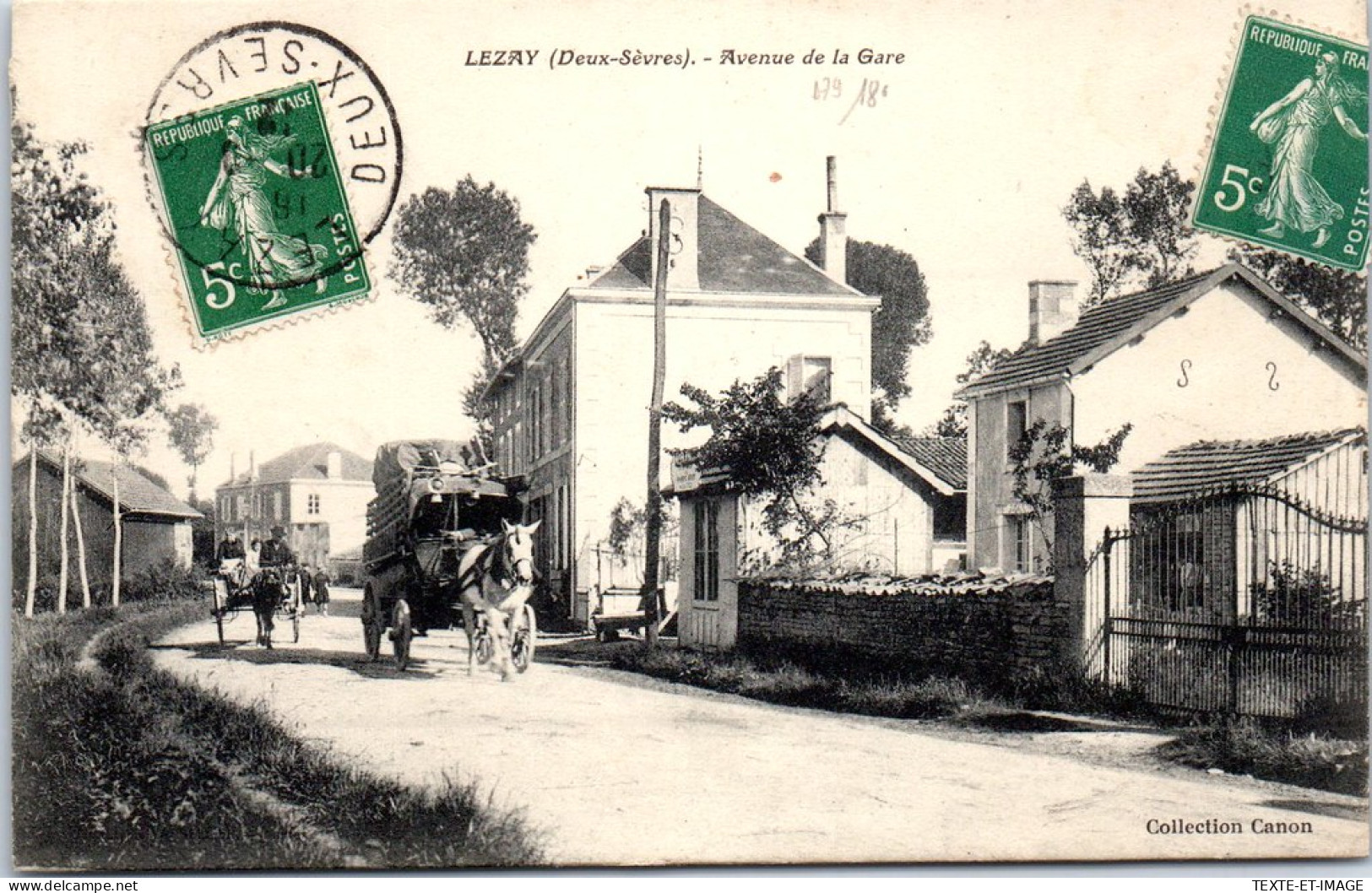 79 LEZAY - L'avenue De La Gare -  - Andere & Zonder Classificatie