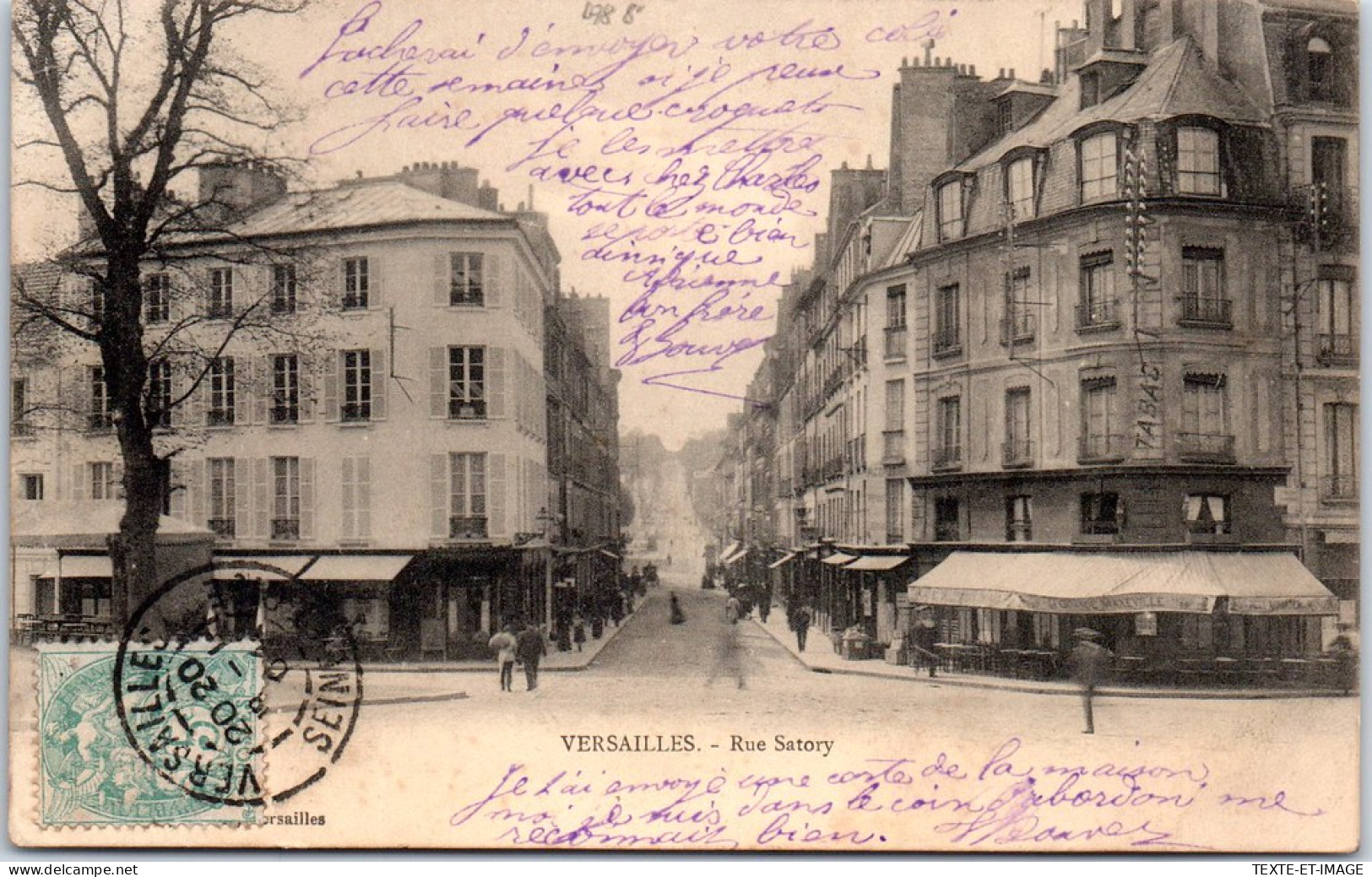 78 VERSAILLES - Vue Generale De La Rue De Satory -  - Versailles