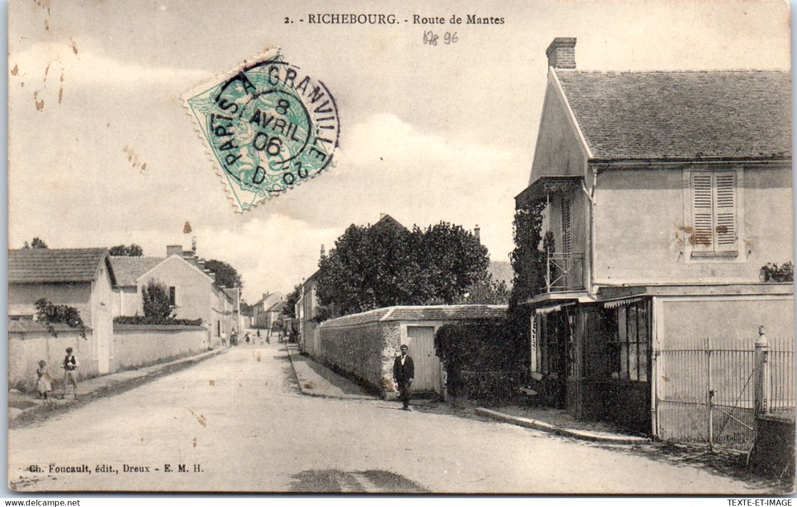 78 RICHEBOURG - La Route De Mantes -  - Other & Unclassified