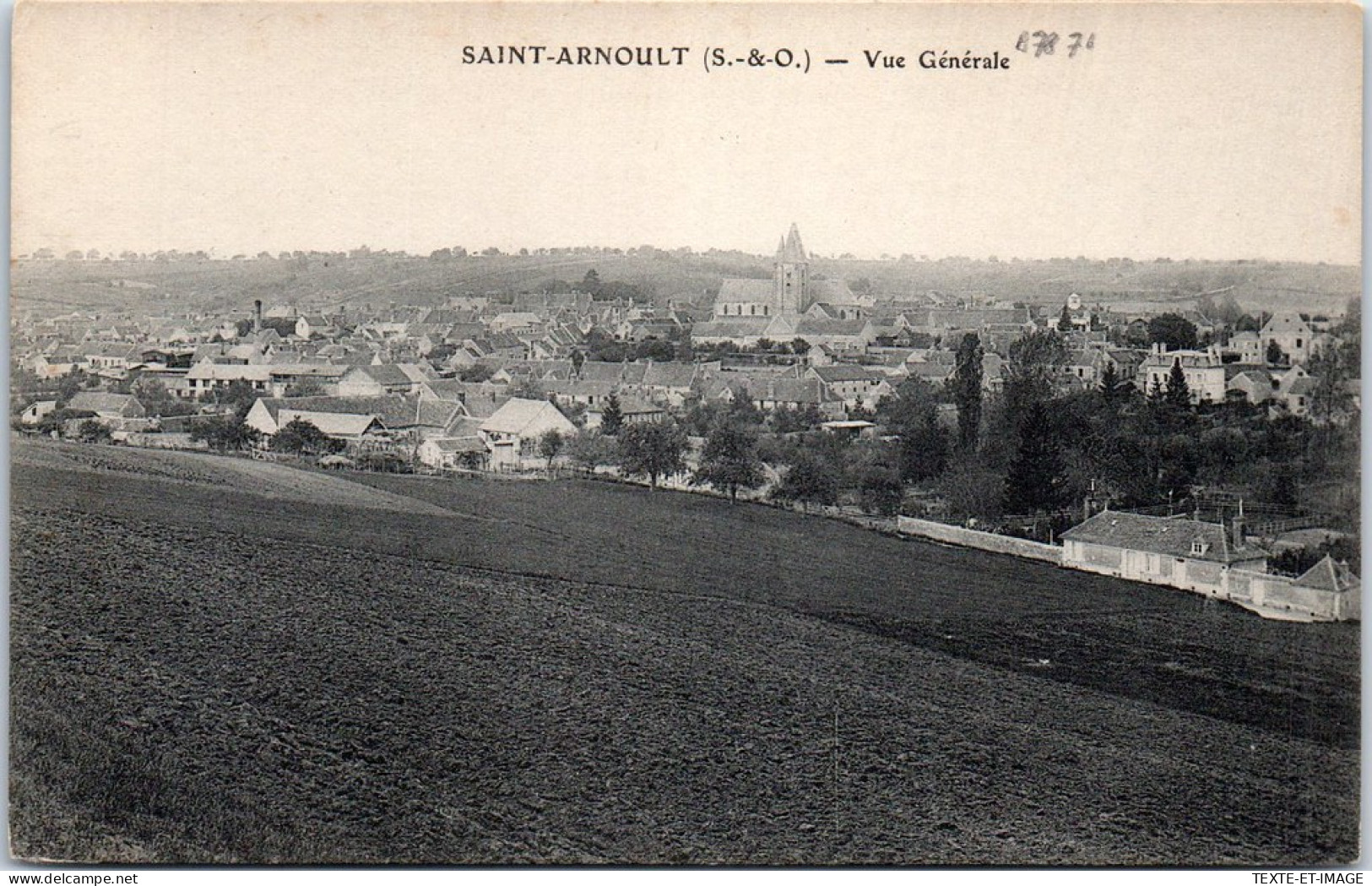 78 SAINT ARNOULT - Vue Generale De La Commune - - St. Arnoult En Yvelines