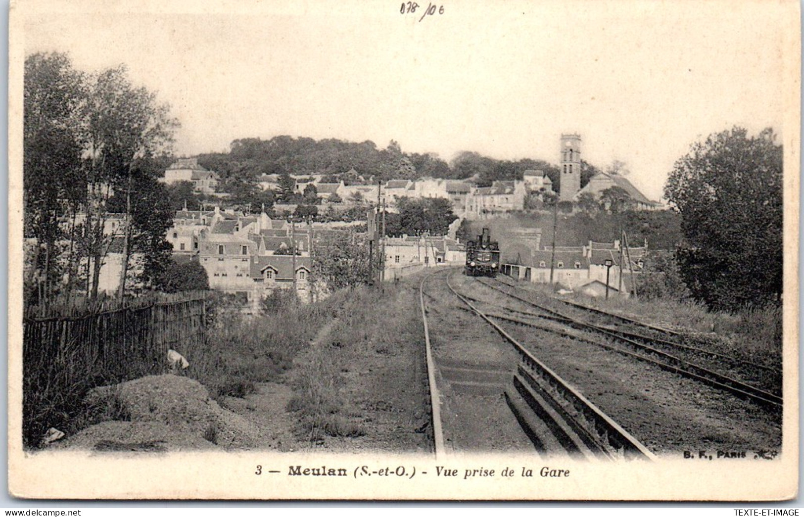 78 MEULAN - Vue Prise De La Gare -  - Meulan