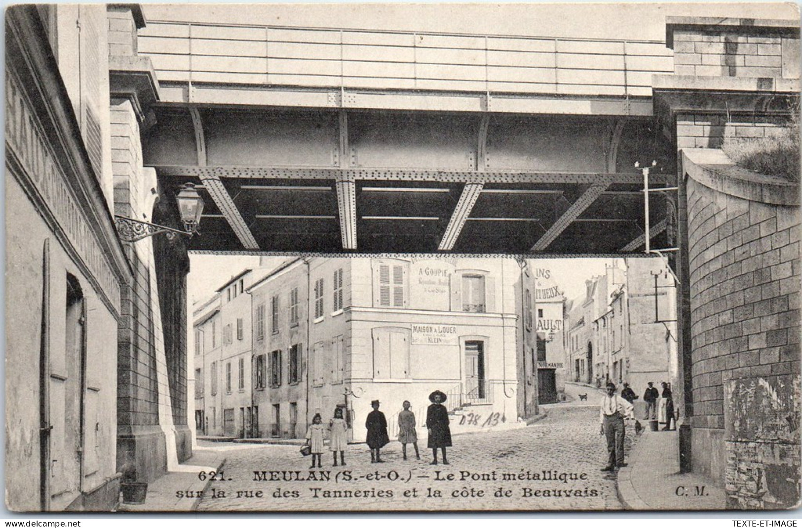 78 MEULAN - Le Pont Metallique, Rue Des Tanneries  - Meulan