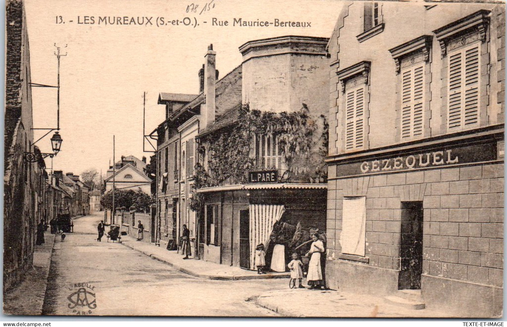 78 LES MUREAUX - La Rue Maurice Berteaux -  - Les Mureaux