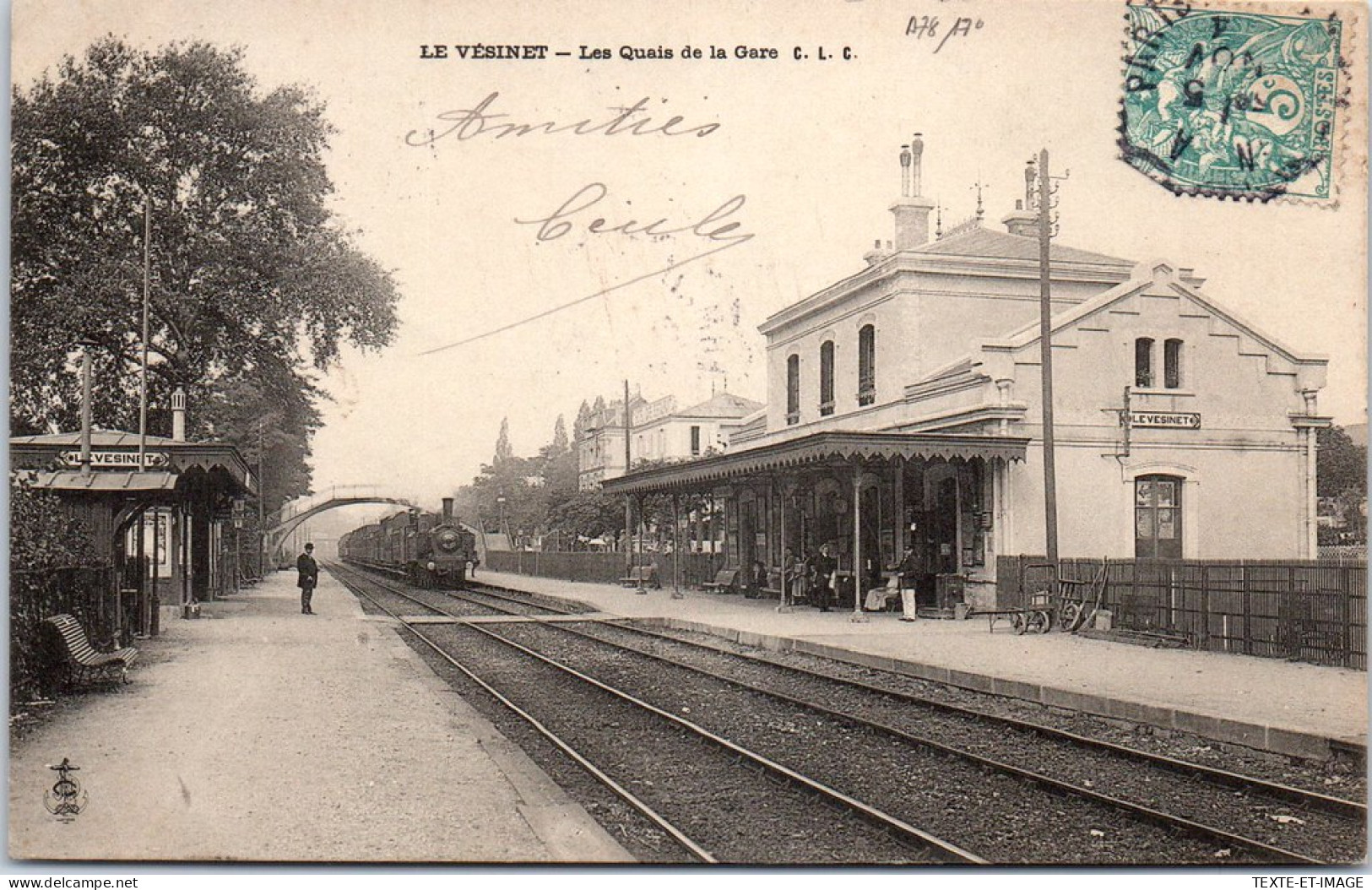 78 LE VESINET - Les Quais De La Gare -  - Le Vésinet