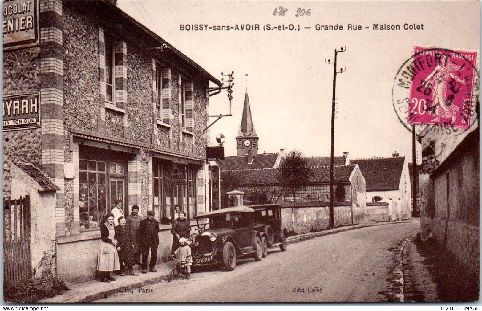 78 BOISSY SANS AVOIR - Grande Rue - Maison Colet -  - Other & Unclassified