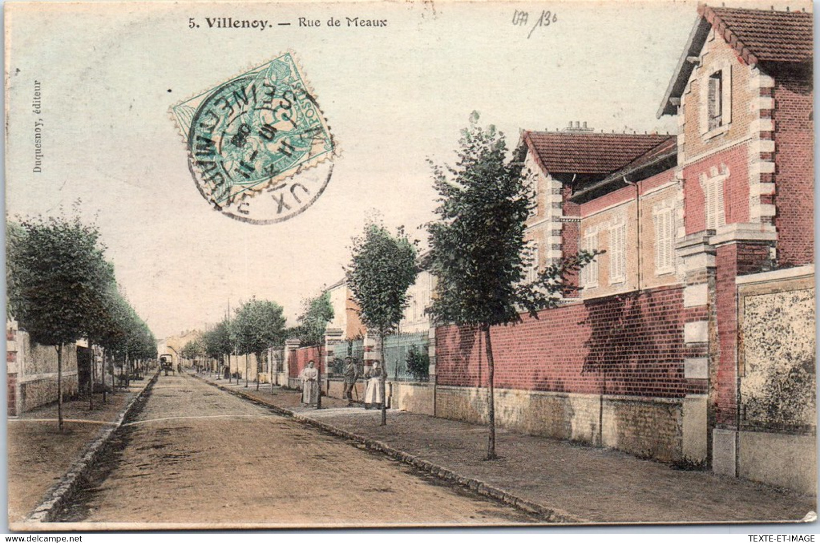 77 VILLENOY - La Rue De Meaux -  - Autres & Non Classés