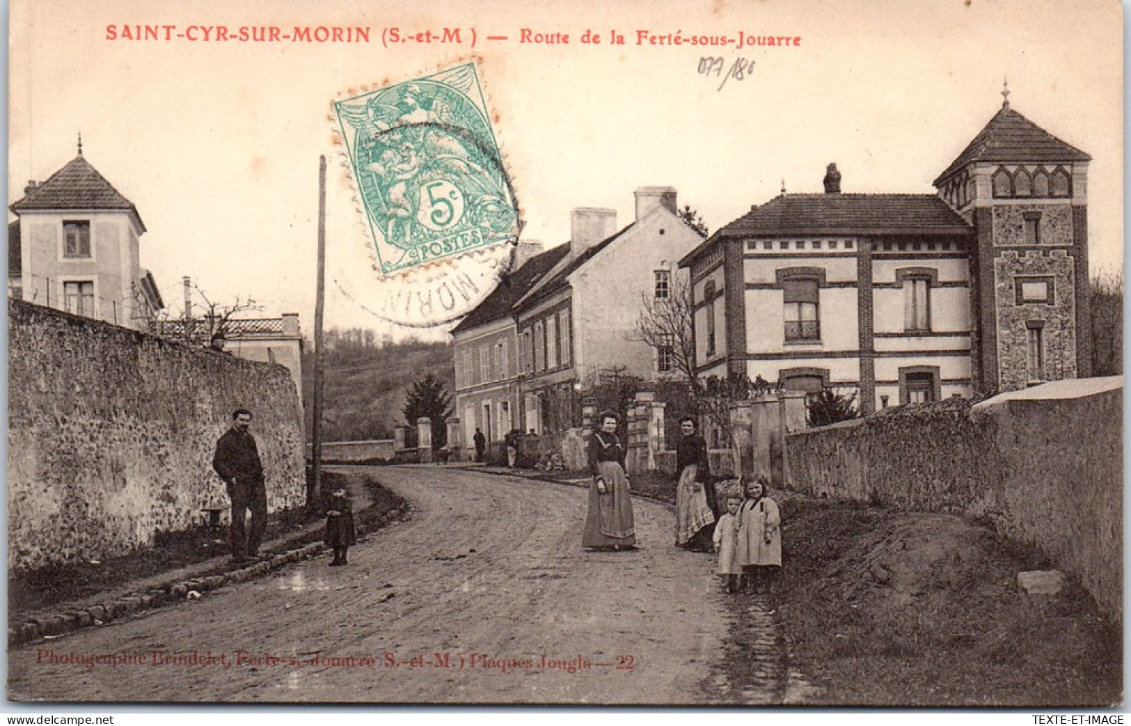 77 SAINT CYR SUR MORIN - Route De La Ferte Sous Jouarre -  - Altri & Non Classificati