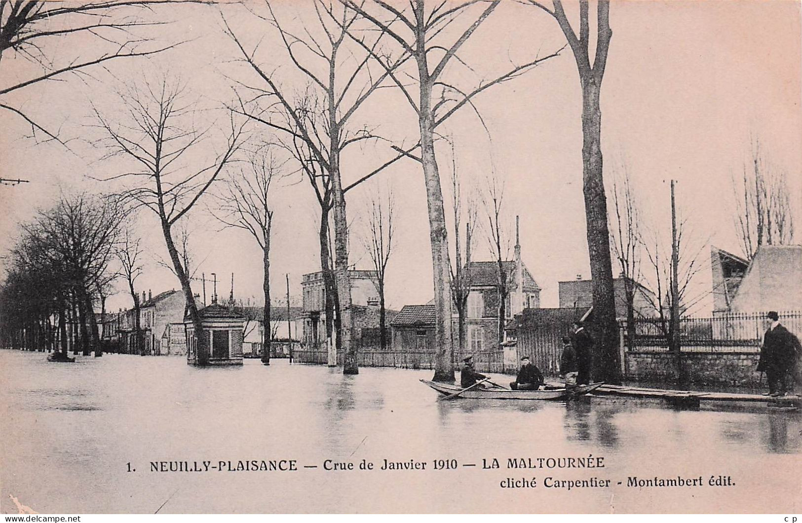 Neuilly Plaisance - La Maltournée  - Inondation - Janvier 1910  -    - CPA°J - Neuilly Plaisance