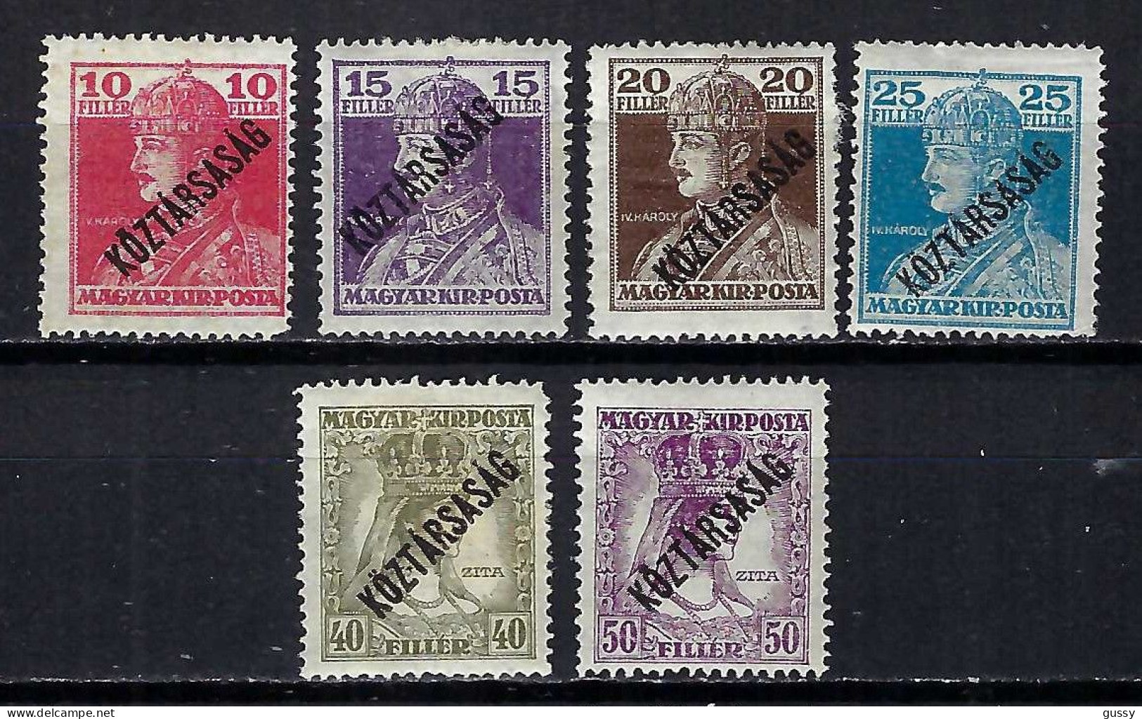 HONGRIE Ca.1918: Lot De Neufs* - Unused Stamps