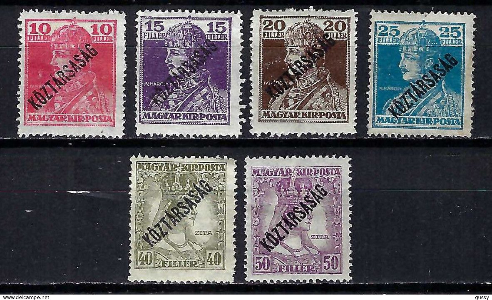 HONGRIE Ca.1918: Lot De Neufs* - Unused Stamps