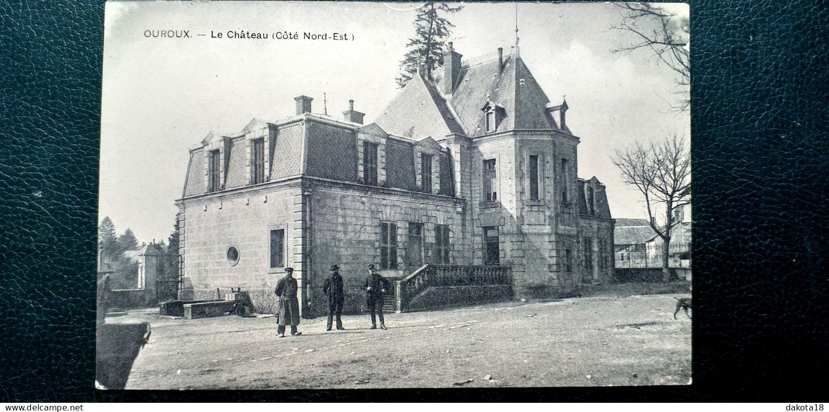 58 , Ouroux , Le Château  , Vue Générale Côté Nord Est ....vue Peu Courante - Autres & Non Classés