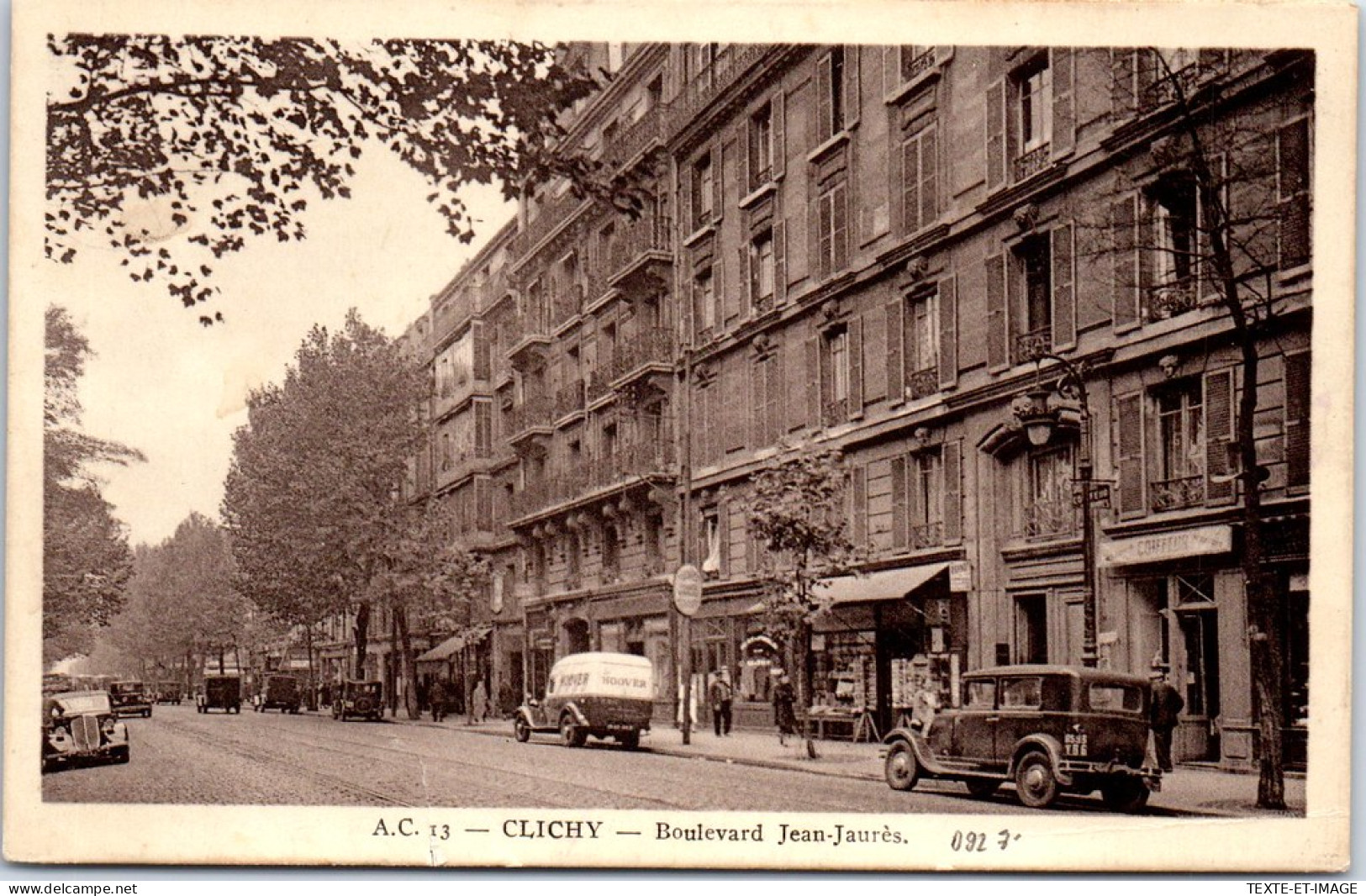 92 CLICHY - Le Boulevard Jean Jaures  - Clichy