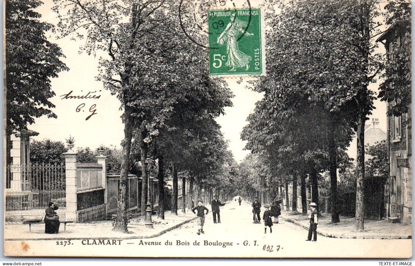 92 CLAMART - Le Haut De L'avenue Du Bois De Boulogne  - Clamart