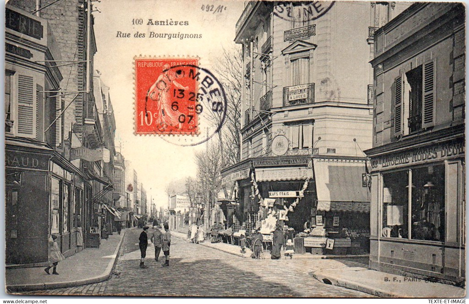 92 ASNIERES - Rue Des Bourguignons  - Asnieres Sur Seine